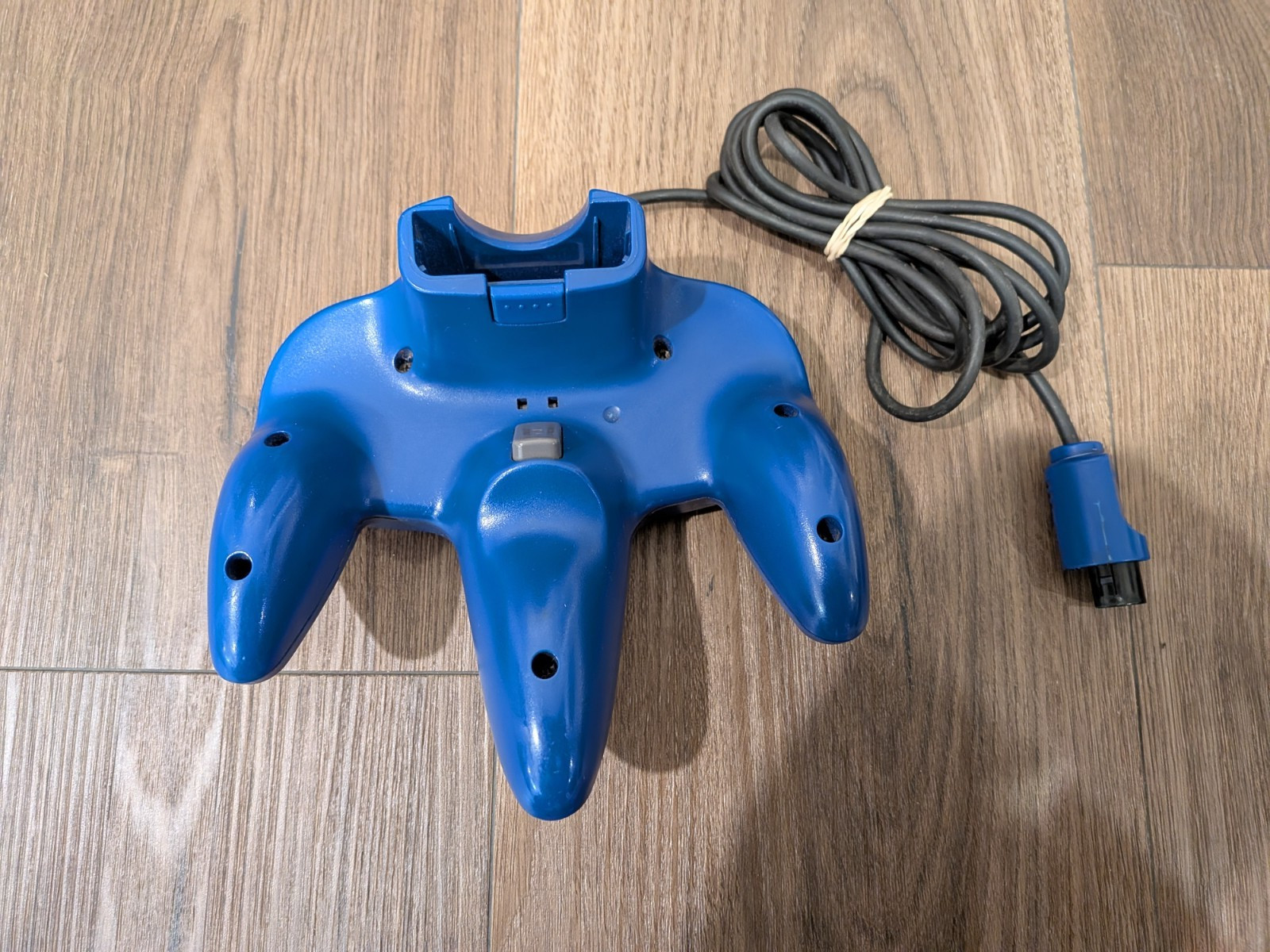 ~^~ Nintendo 64 Console Gray w/Blue Controller – WORKING TESTED ~^~