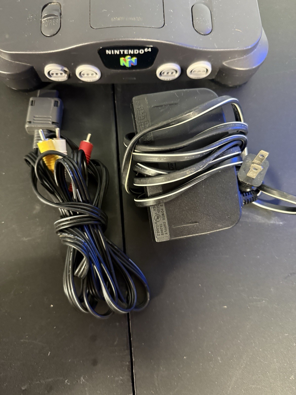 Nintendo 64 N64 Console Bundle 3 Controllers 6 Games *All Tested Working*