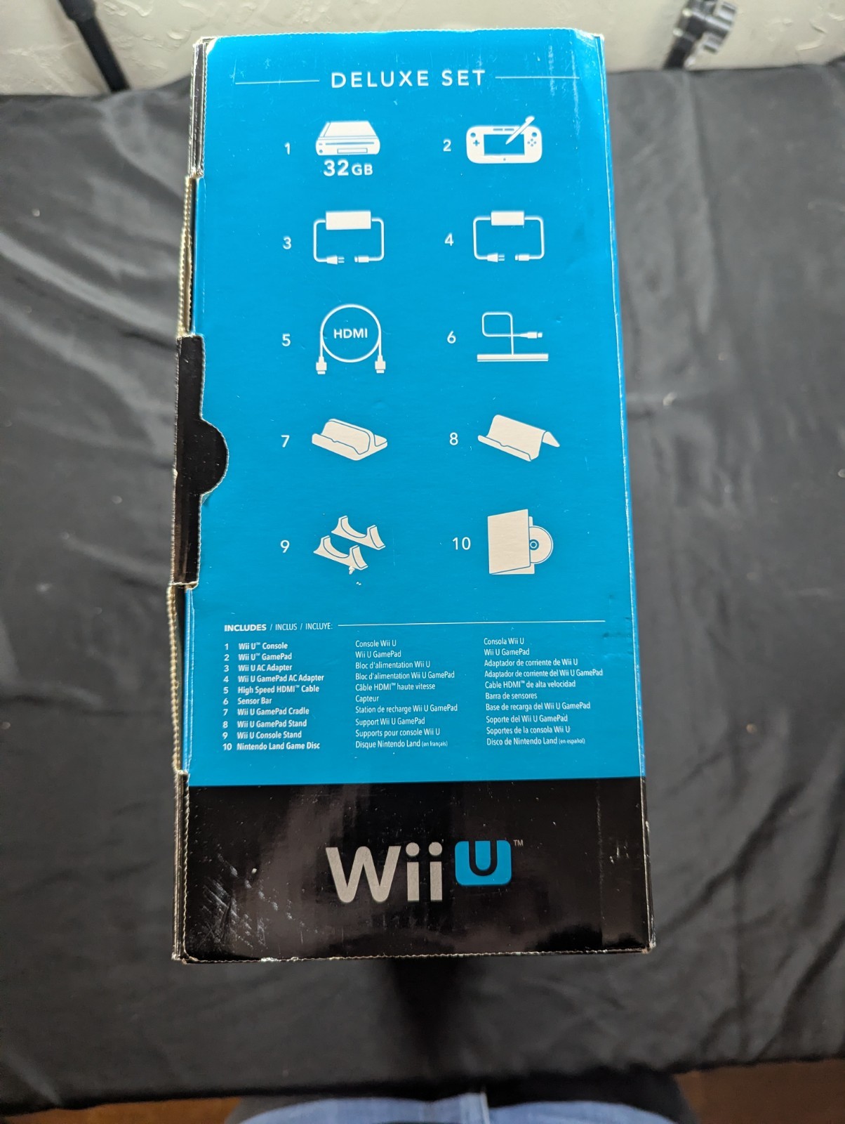 Nintendo Wii U 32GB Deluxe Set CIB Matching Serials w/ Nintendoland Disc