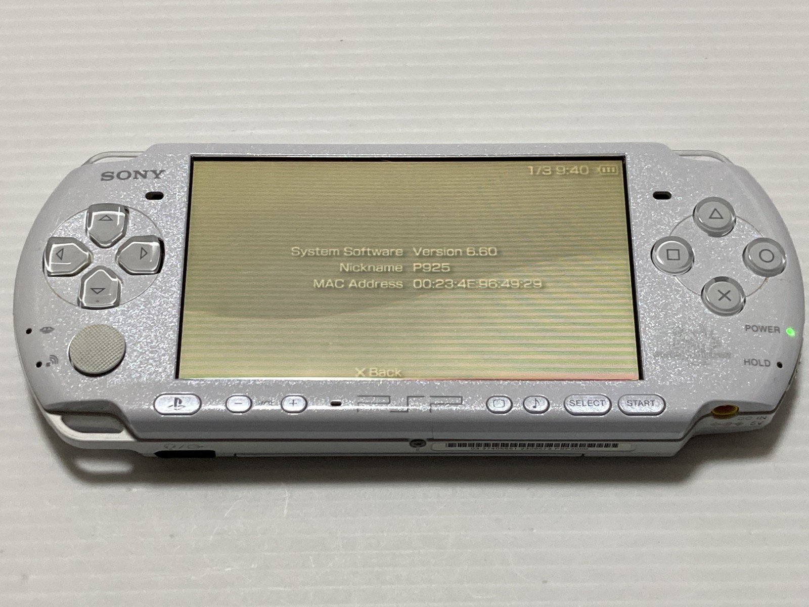 SONY PSP 3000 Dissidia Final Fantasy FF20th Anniversary w/Charger Battery 4GB