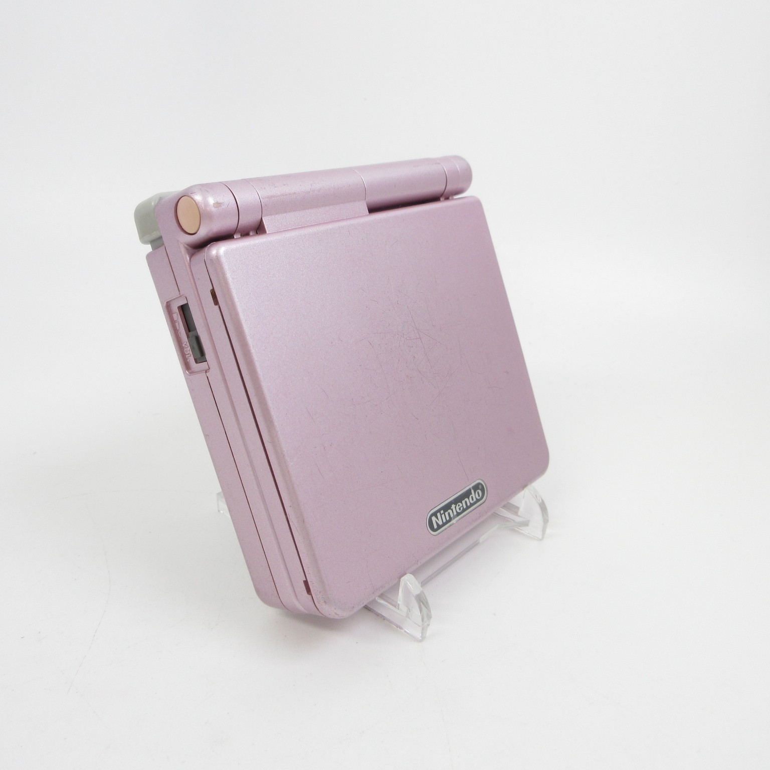 【Excellent】Nintendo GameBoy Advance SP Pearl Pink GBA Console #TOY0511/01