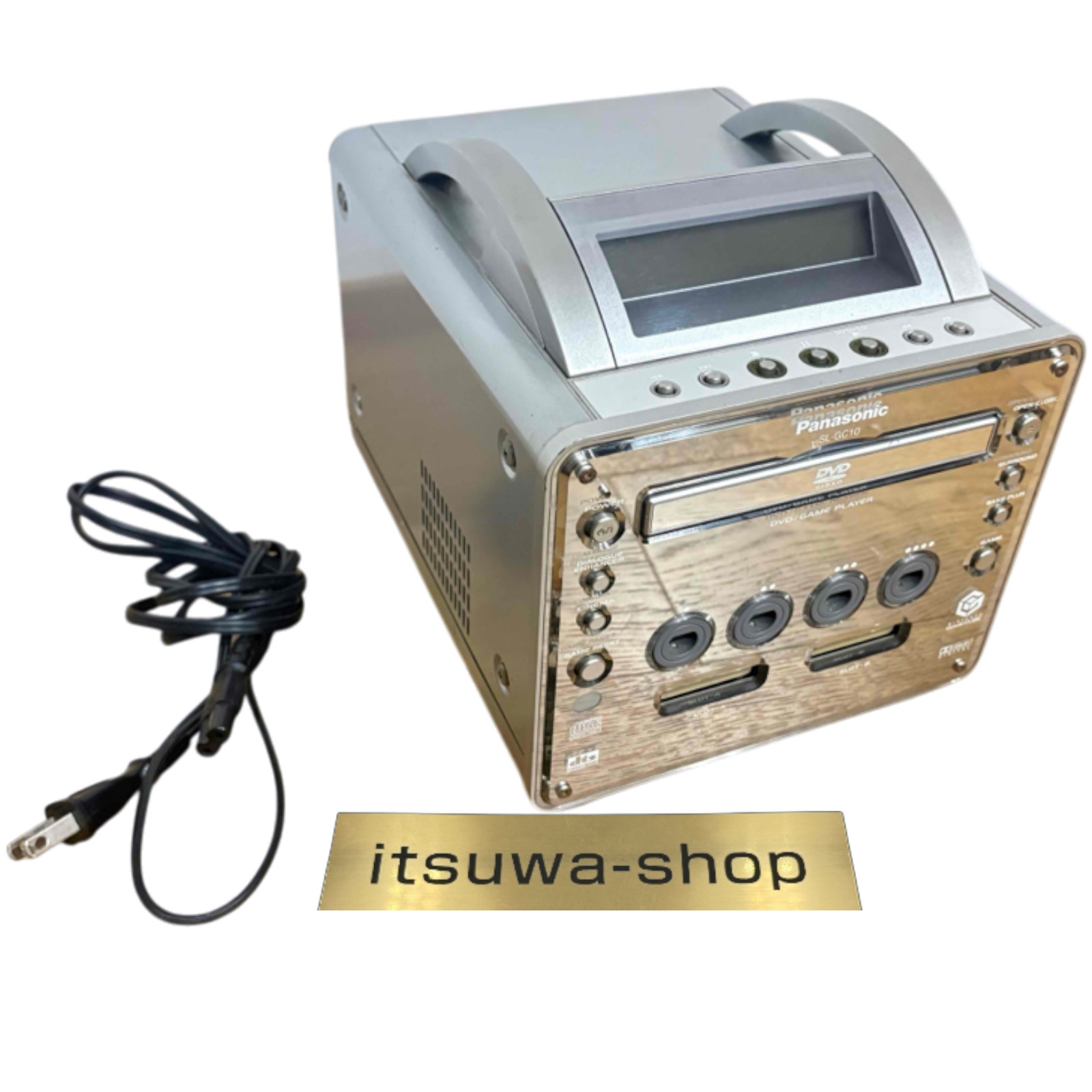 Panasonic Q SL-GC10 Gamecube Japanese console GCQ DVD Game Players silver JUNK