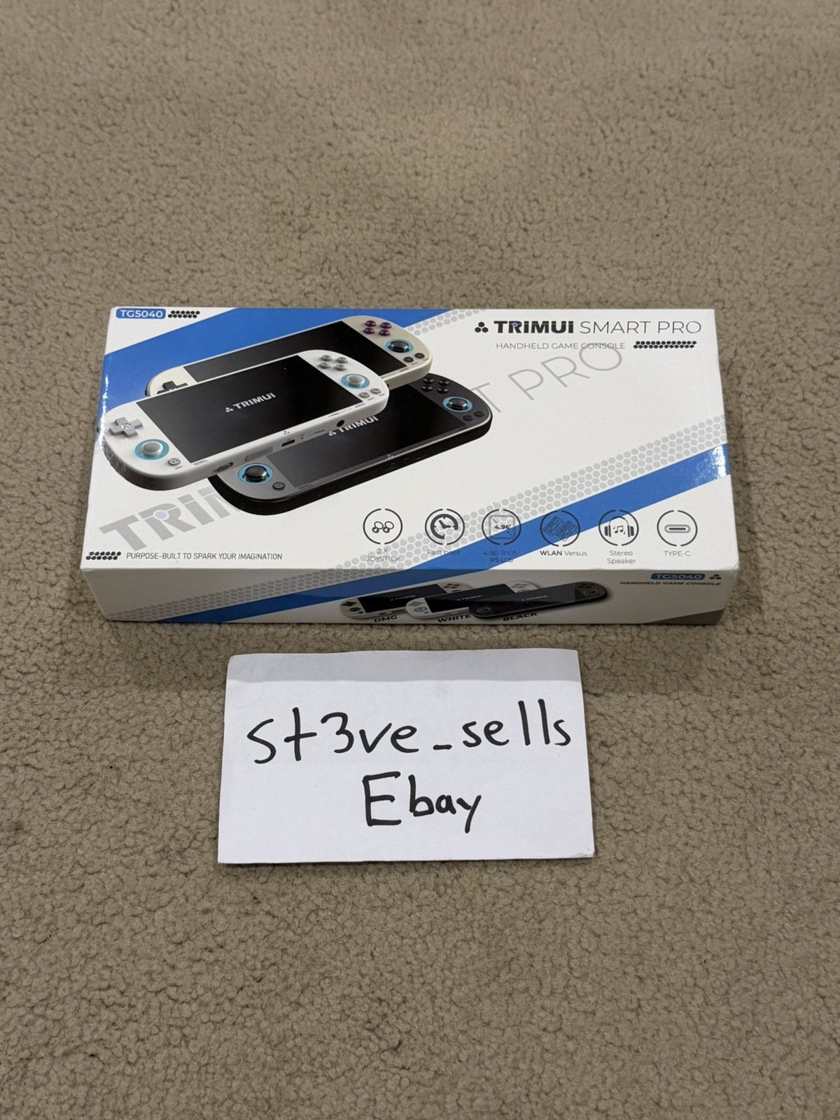 Trimui Smart Pro Handheld Retro Video Game Console Black 128 GB – BRAND NEW