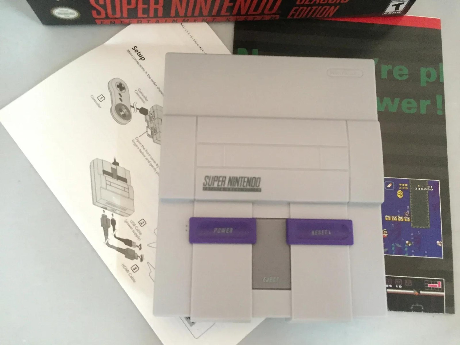 Super Classic Mini Entertainment System Snes Included 21 Games