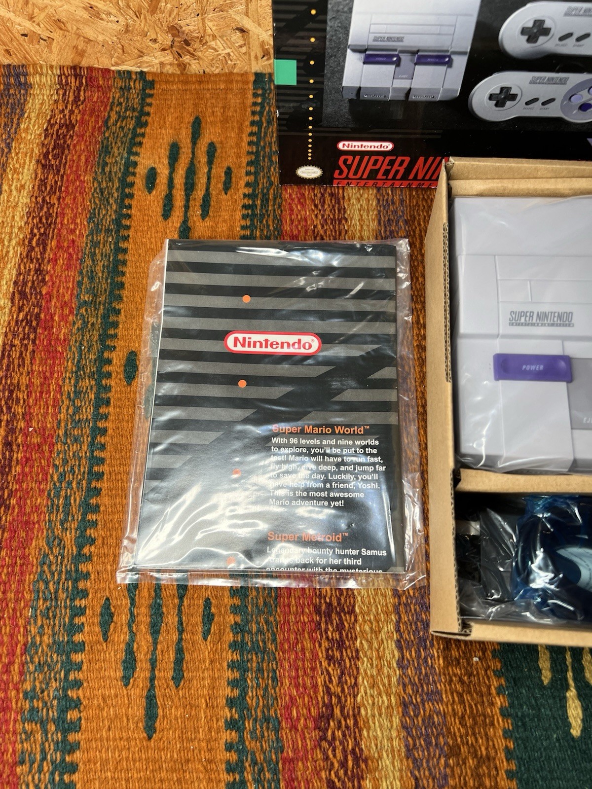 Authentic SNES Super Nintendo Classic Mini Super System 21 Games, Mini Console