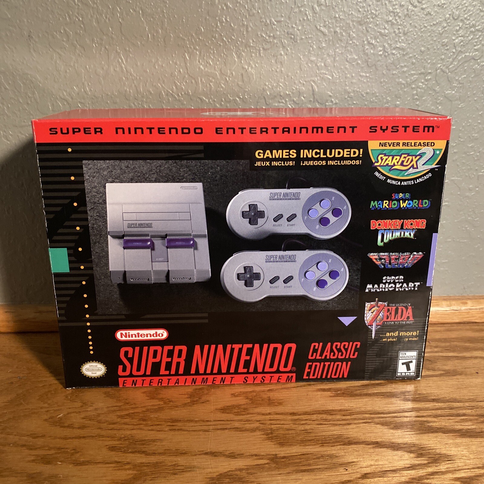 Authentic SNES Super Nintendo Classic Mini Super Entertainment System