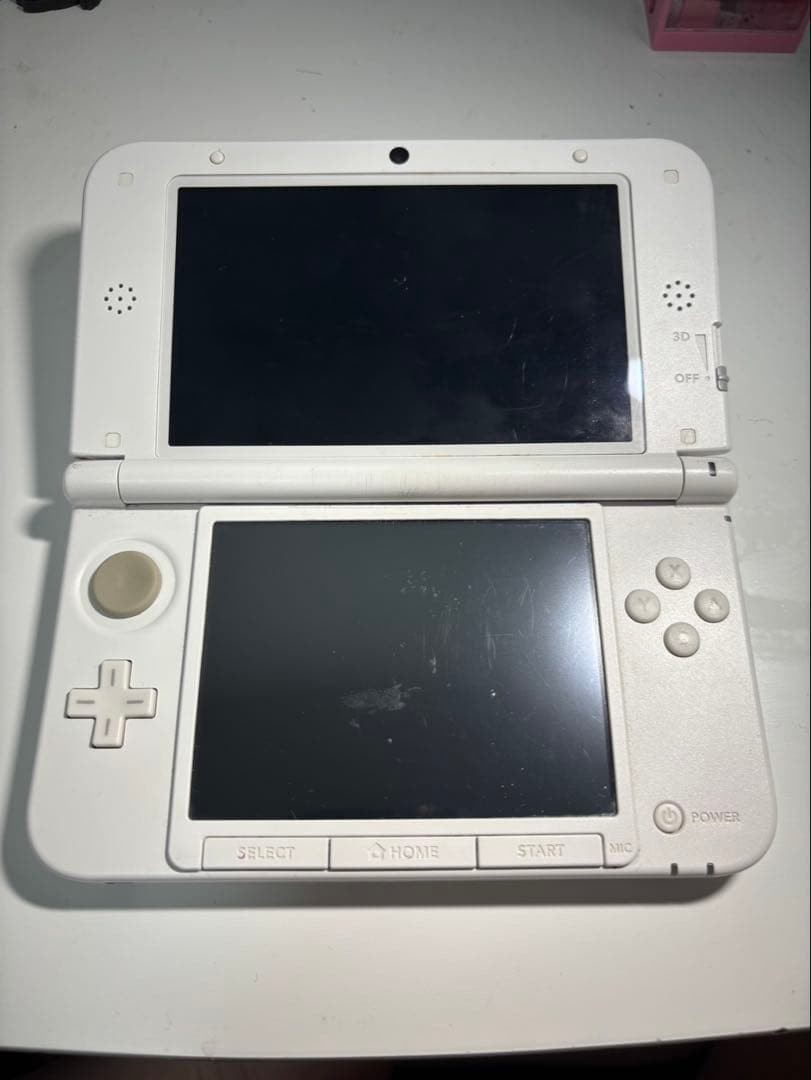 3DS/2DS/DS Nintendo 3Ds Ll White With Charger Actually Working Japan