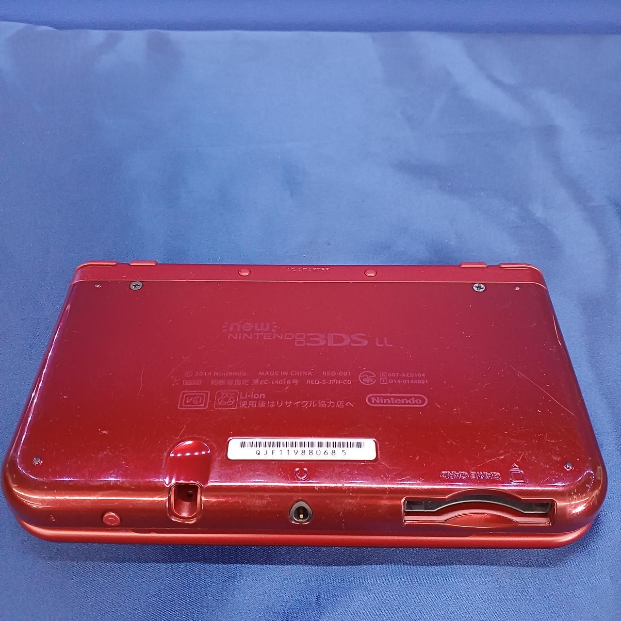 New Nintendo 3DS XL (LL) RED-001 Portable Console Tested A3412