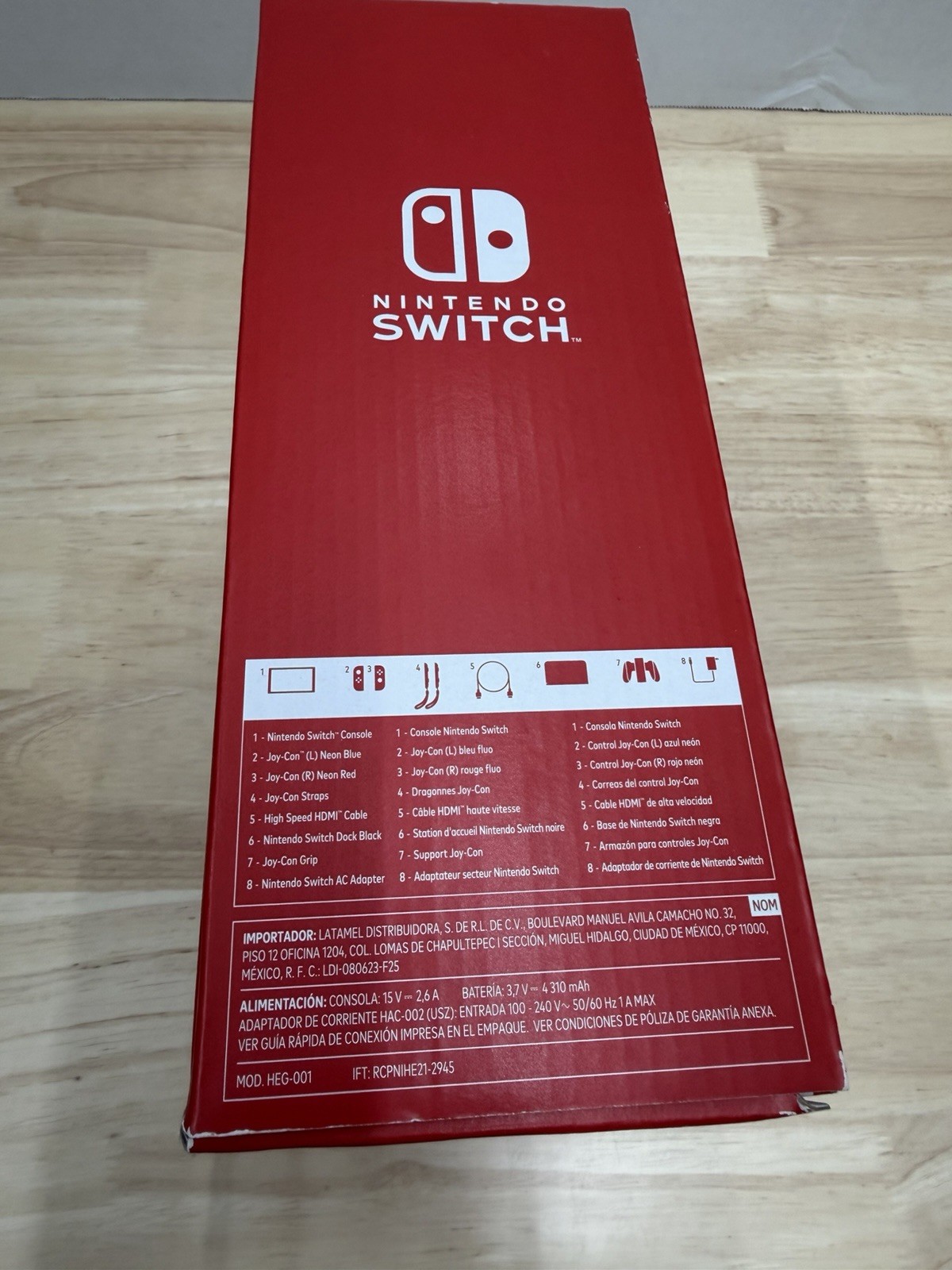 Nintendo Switch OLED Model 64GB HEG-001 Console + 3 Games ~ Great Condition