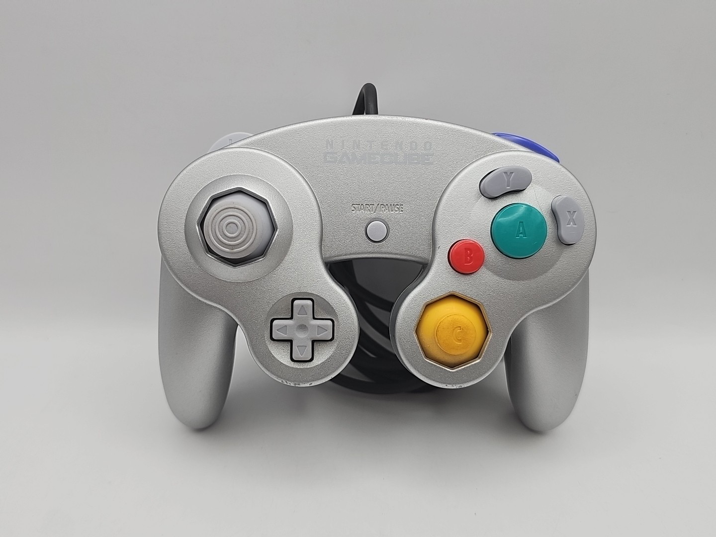 Nintendo Gamecube W/ Gameboy Player & Disc! 2 Controllers Including 1 Wavebird!
