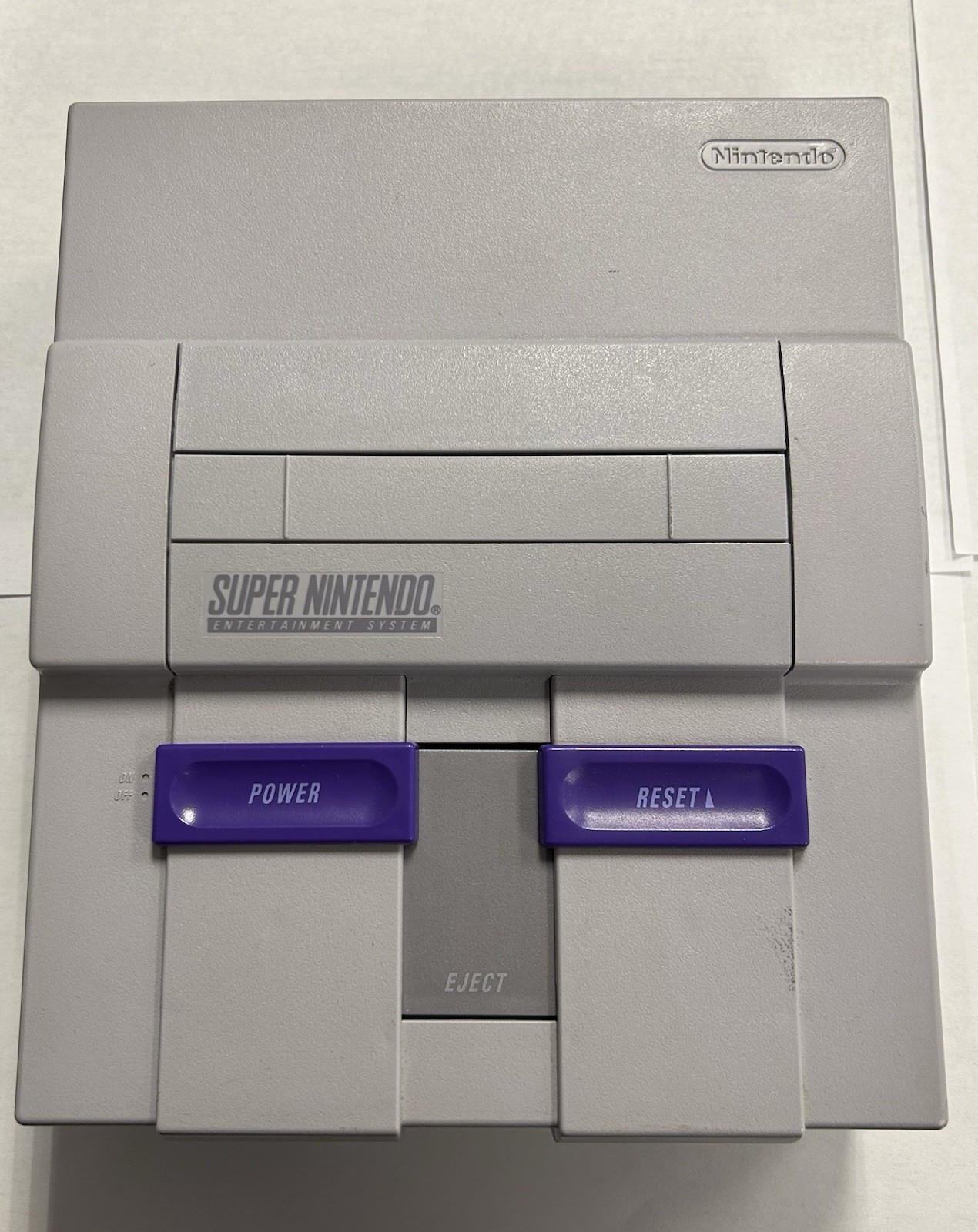 Super Nintendo SNES Console System Super Mario World Edition In Box