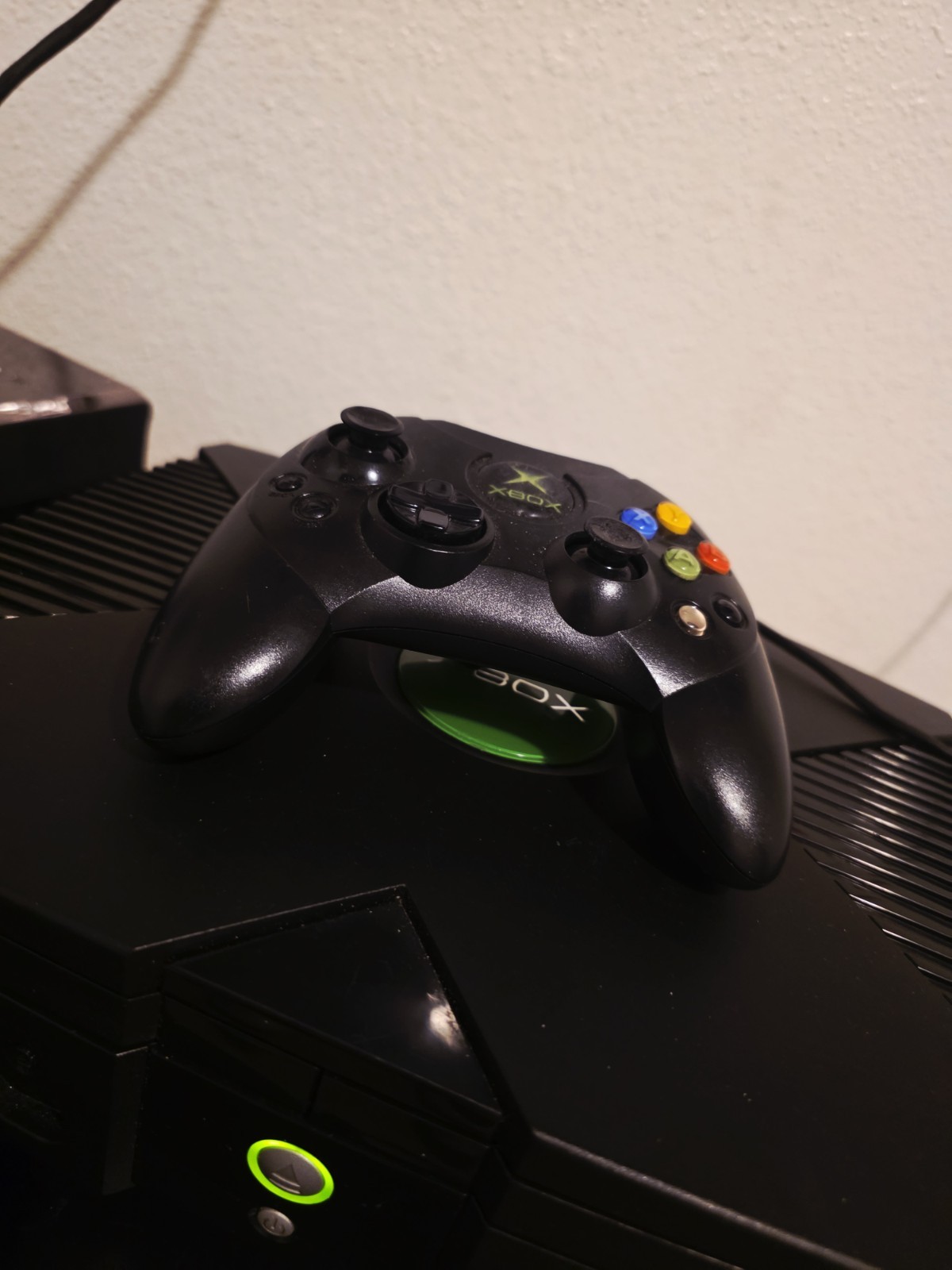 Microsoft Xbox Console Black w/ Controller, Halo 2, Wireless Adapter, Wi-Fi