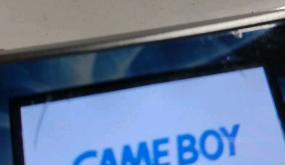 Nintendo Game Boy Micro GBA (Working) with Cracked Faceplate & 3rd-Party Charger