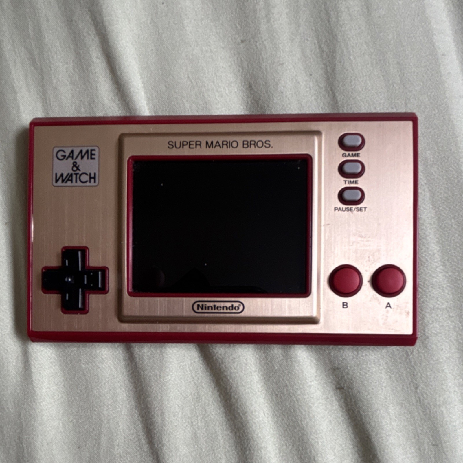 Nintendo Game & Watch: Super Mario Bros. Handheld Console Red Gold USB-C