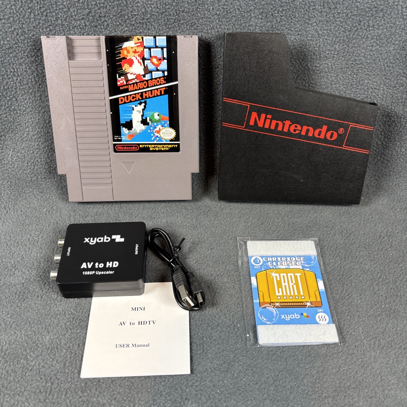 Nintendo NES Action Set Console – Blue Box Version – Complete In Box – Tested