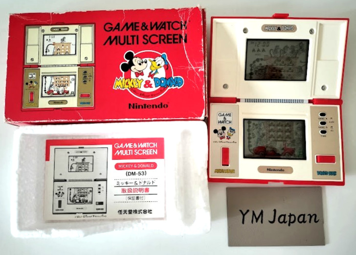 Nintendo DM-53 Game and Watch Mickey and Donald Boxed Used #34484382