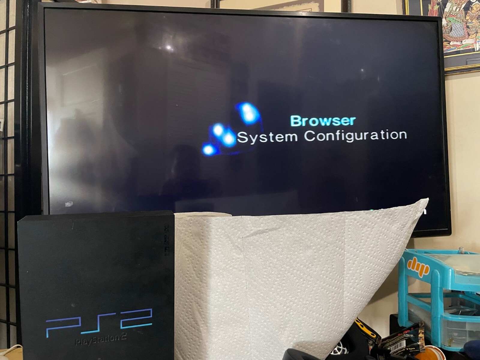 Sony Playstation 2 PS2 Model SCPH-35001 Console Sports Games 2 Controller Bundle