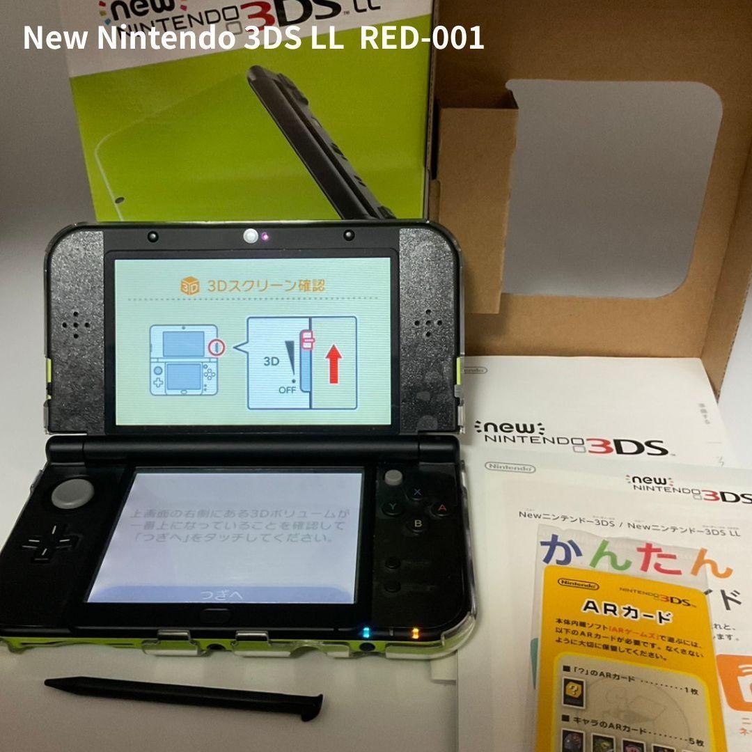 Nintendo RED-001 New Nintendo 3DS LL Lime Green Black Mint JAPAN