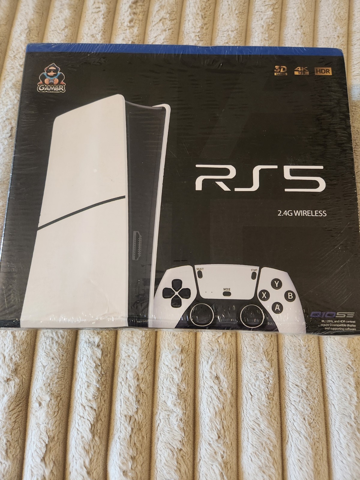 RS5 2.4G Wireless Retro Home Game Console 4K UHD Emulator System