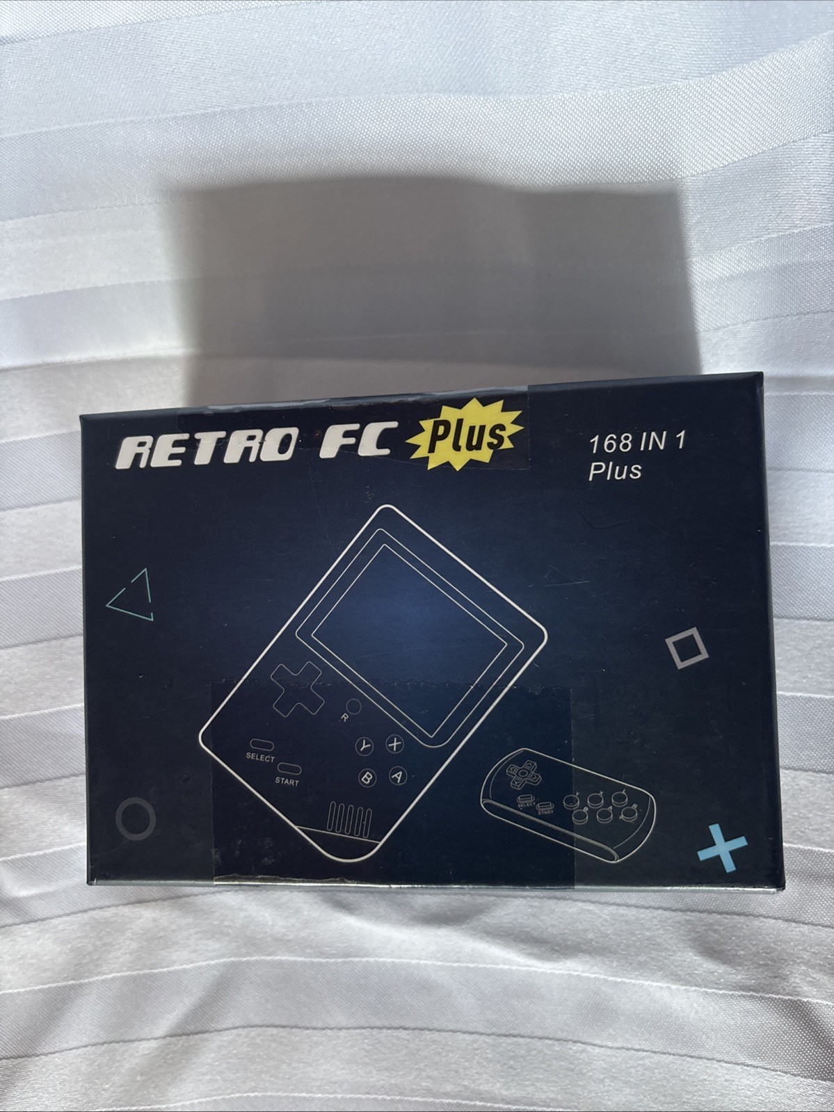 Retro FC Plus 168 in 1 Handheld Game Console (Black Color)