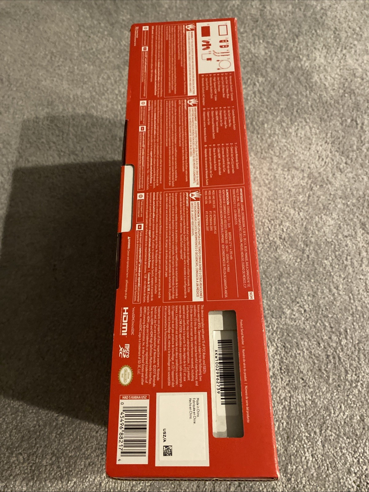 Nintendo Switch 32GB Handheld Console – Neon Red/Neon Blue