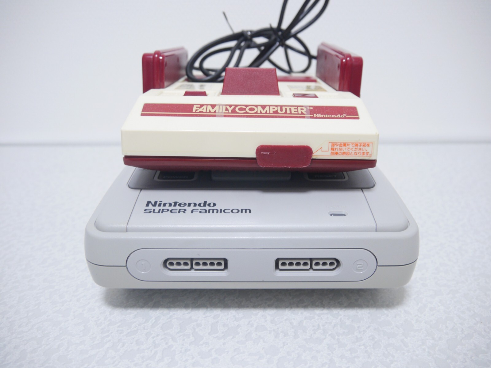 Nintendo Famicom & Super Famicom Console Bundle Super Mario ver. Free Shipping