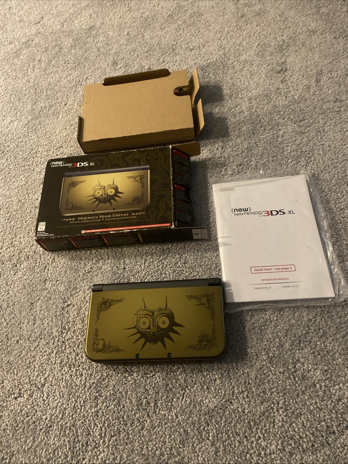 Nintendo 3DS XL Legend of Zelda Majora’s Mask – Console Excellent Condition