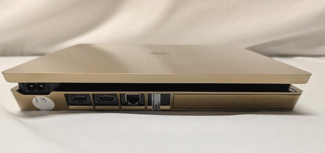 Sony PS4 PlayStation 4 Slim Limited Edition 1TB GOLD Console Bundle System Set
