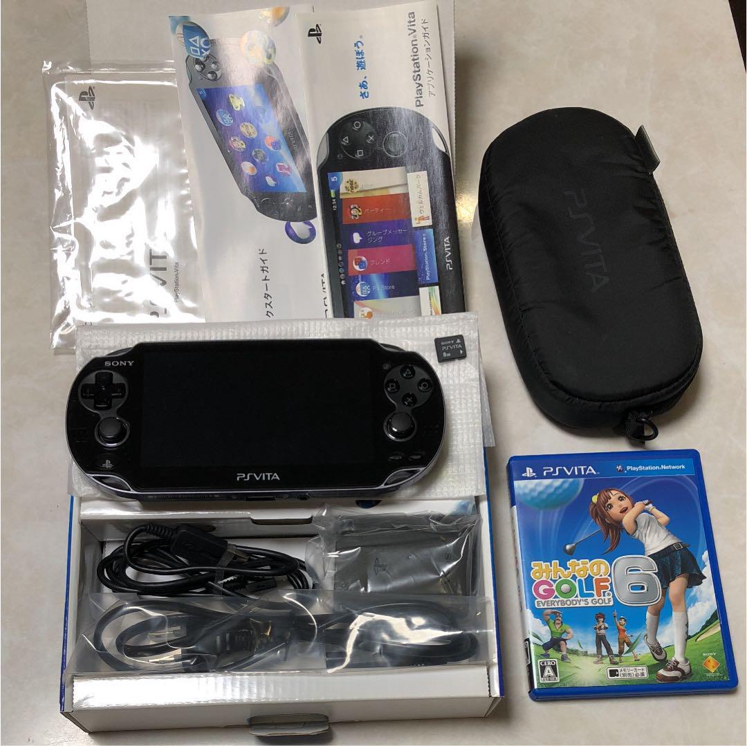 ps Playstation vita PCH-1000 ZA01 black console Only From japan W/box Game