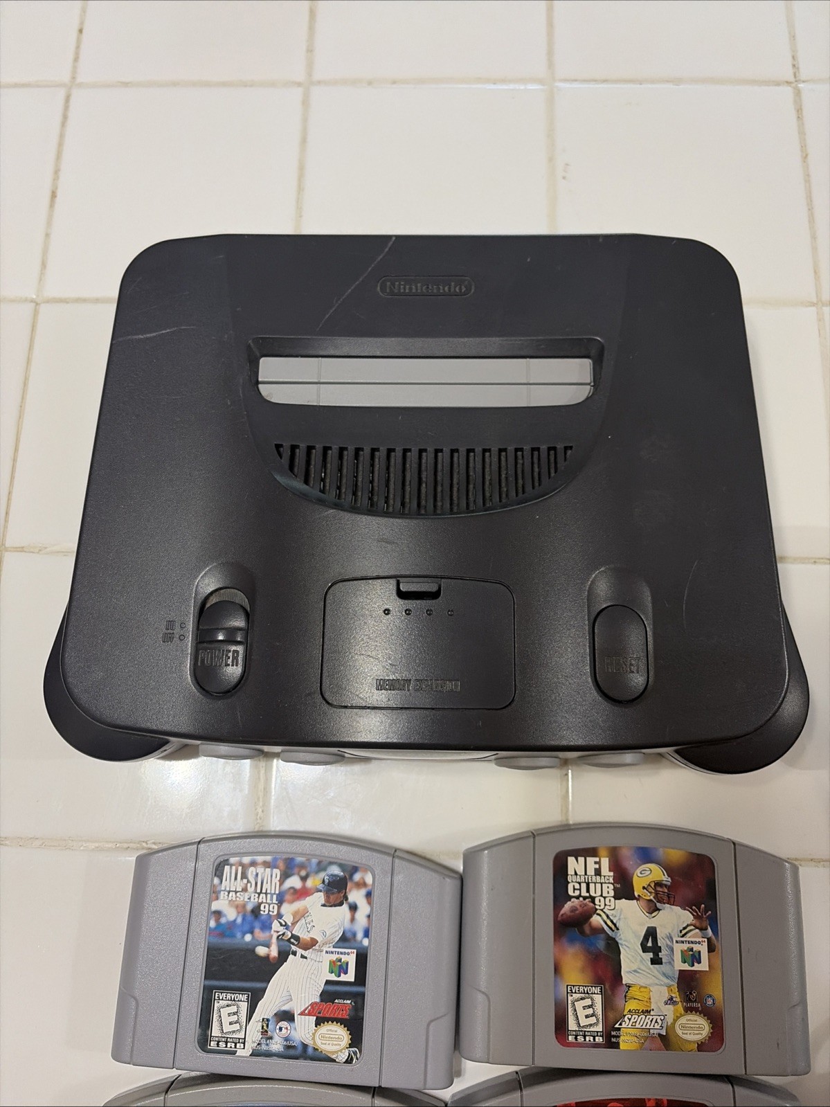 N64 Console Bundle 6 Games 2 controllers Memory Card TESTED