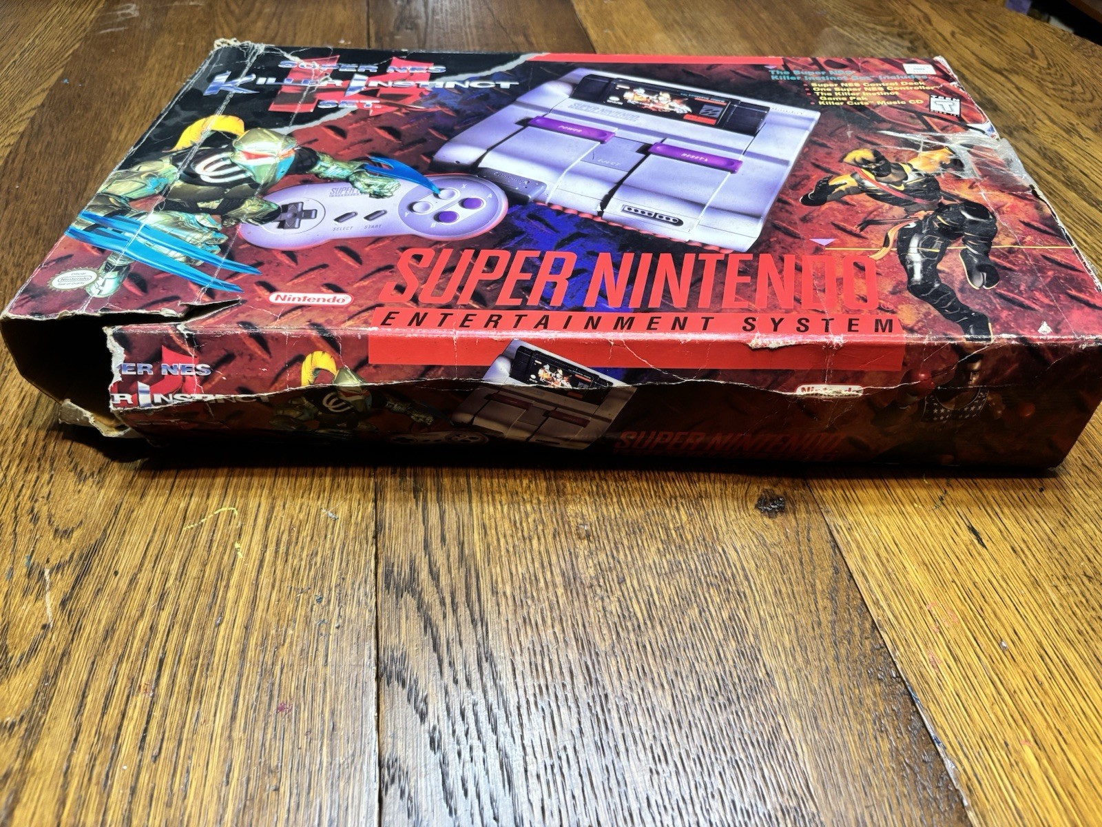 Super Nintendo SNES Killer Instinct Original Console Box Only