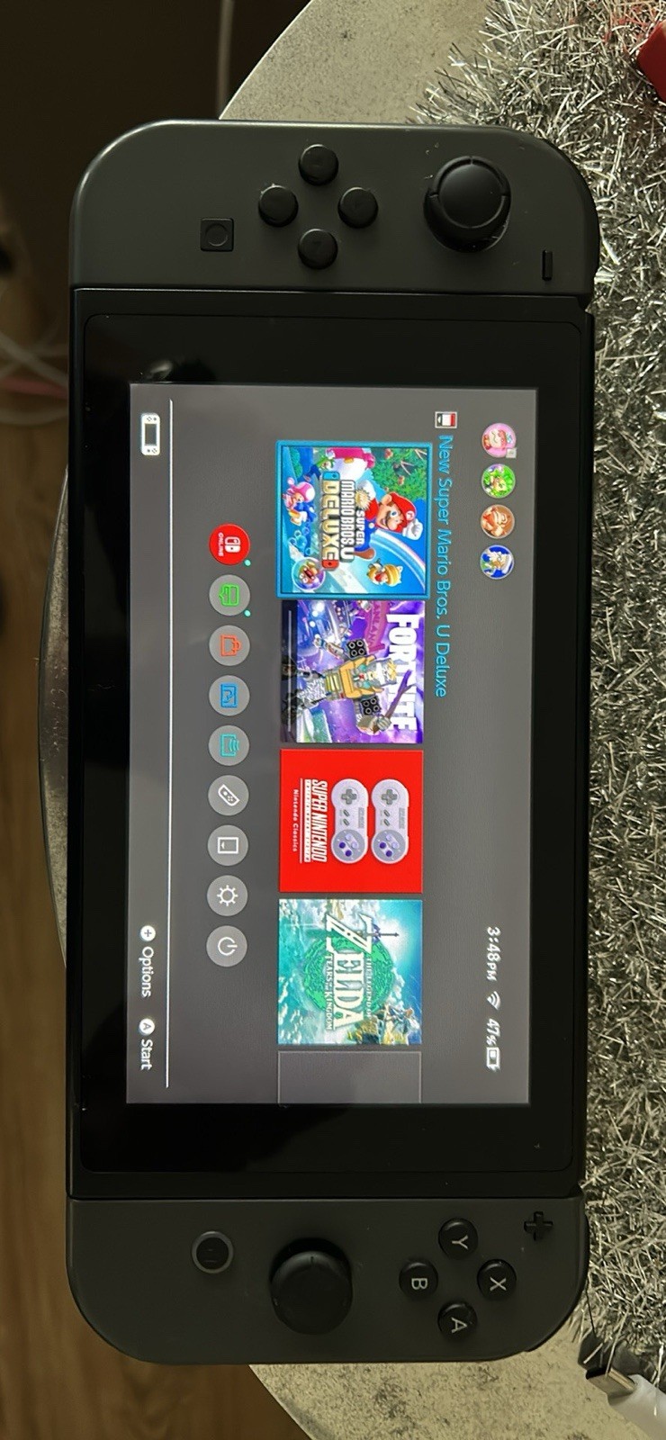 Nintendo Switch Black Handheld Console Wi-Fi USB-C Headphone Jack