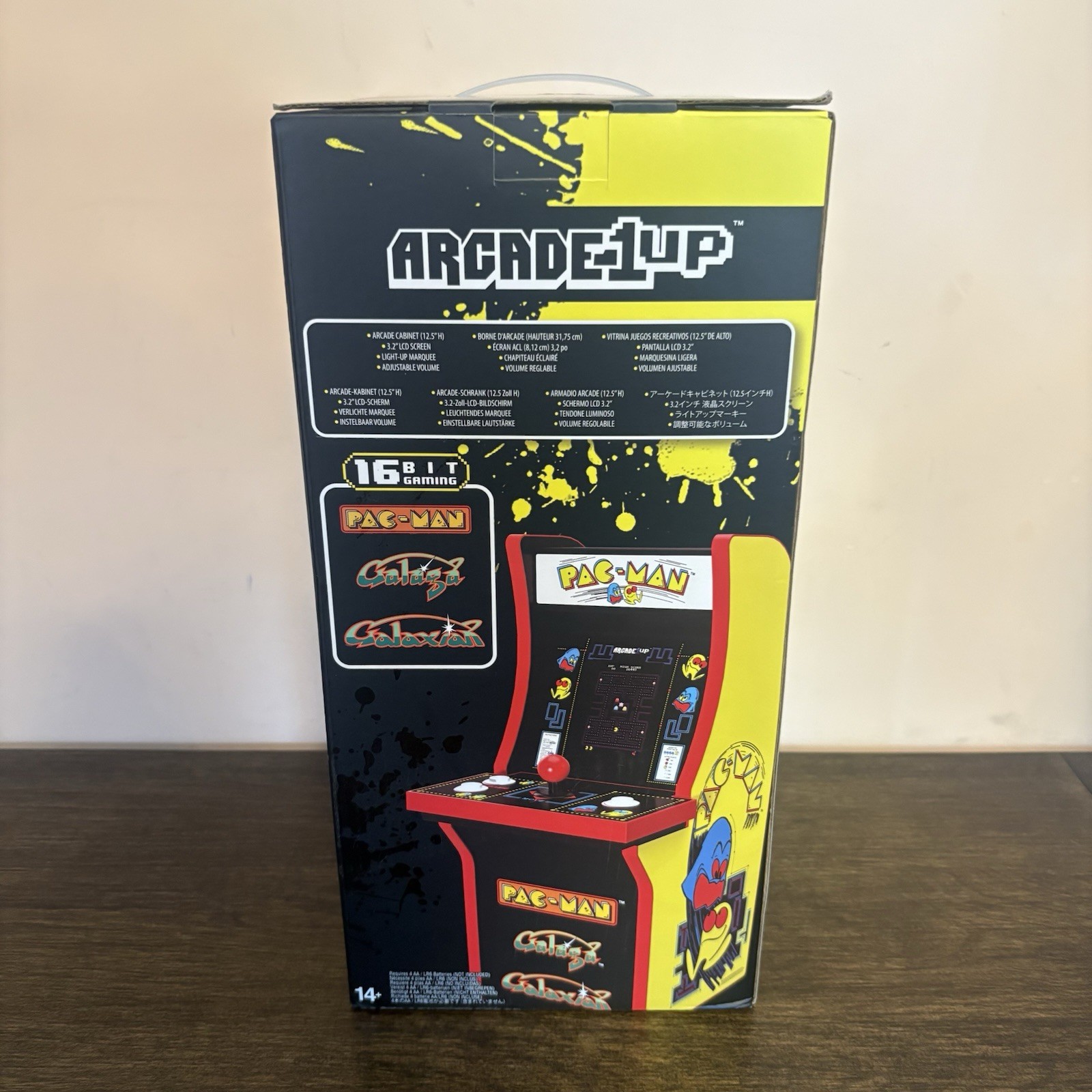 Arcade1Up Collectorcade Pac-Man Mini Arcade Cabinet NIB Sealed Galaga