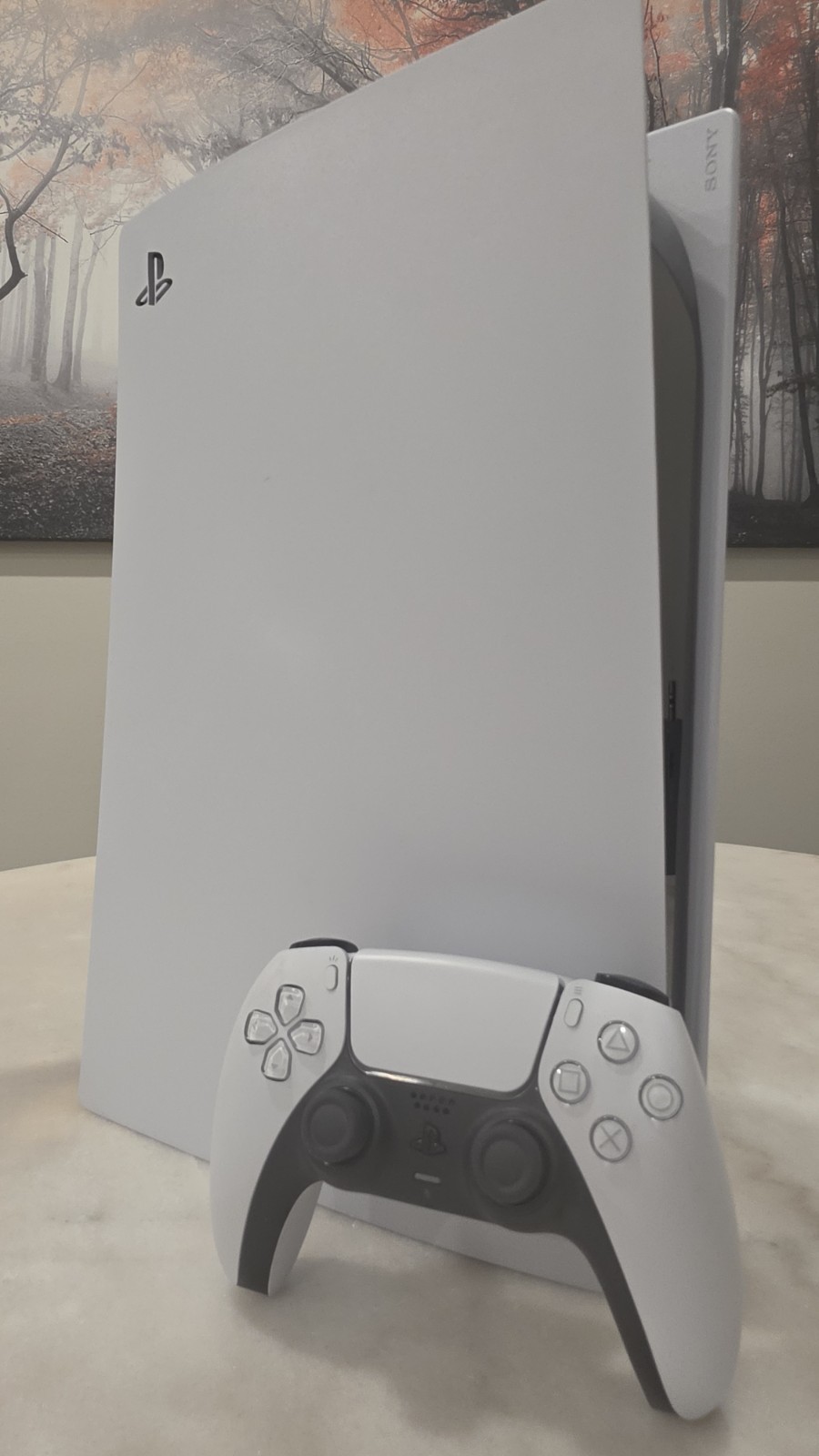 Sony PlayStation 5 Digital PS5 825GB White Console Gaming System CFI-1215B