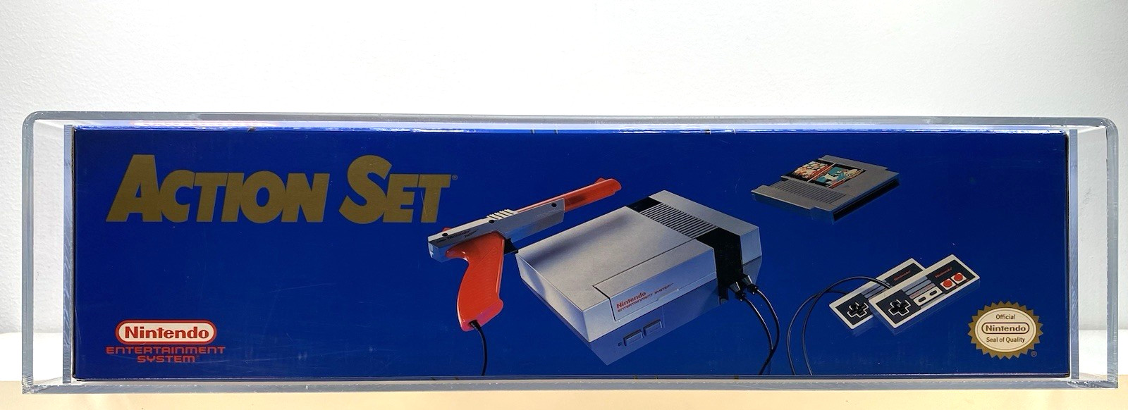 NES Nintendo Action Set Red Zapper System Console New Sealed VGA 85+ TOP POP