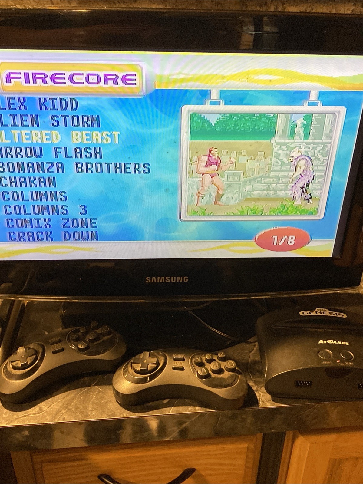ATGames Sega Genesis, 80 Built in Games, 2 Controllers, Cables
