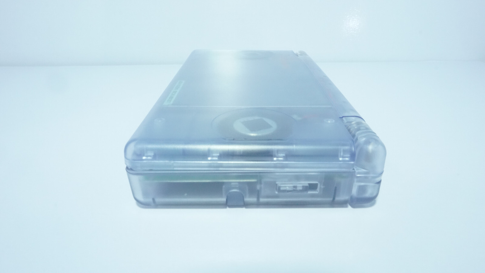 Nintendo DS Lite Transparent Clear Glacier Blue Handheld System with Charger