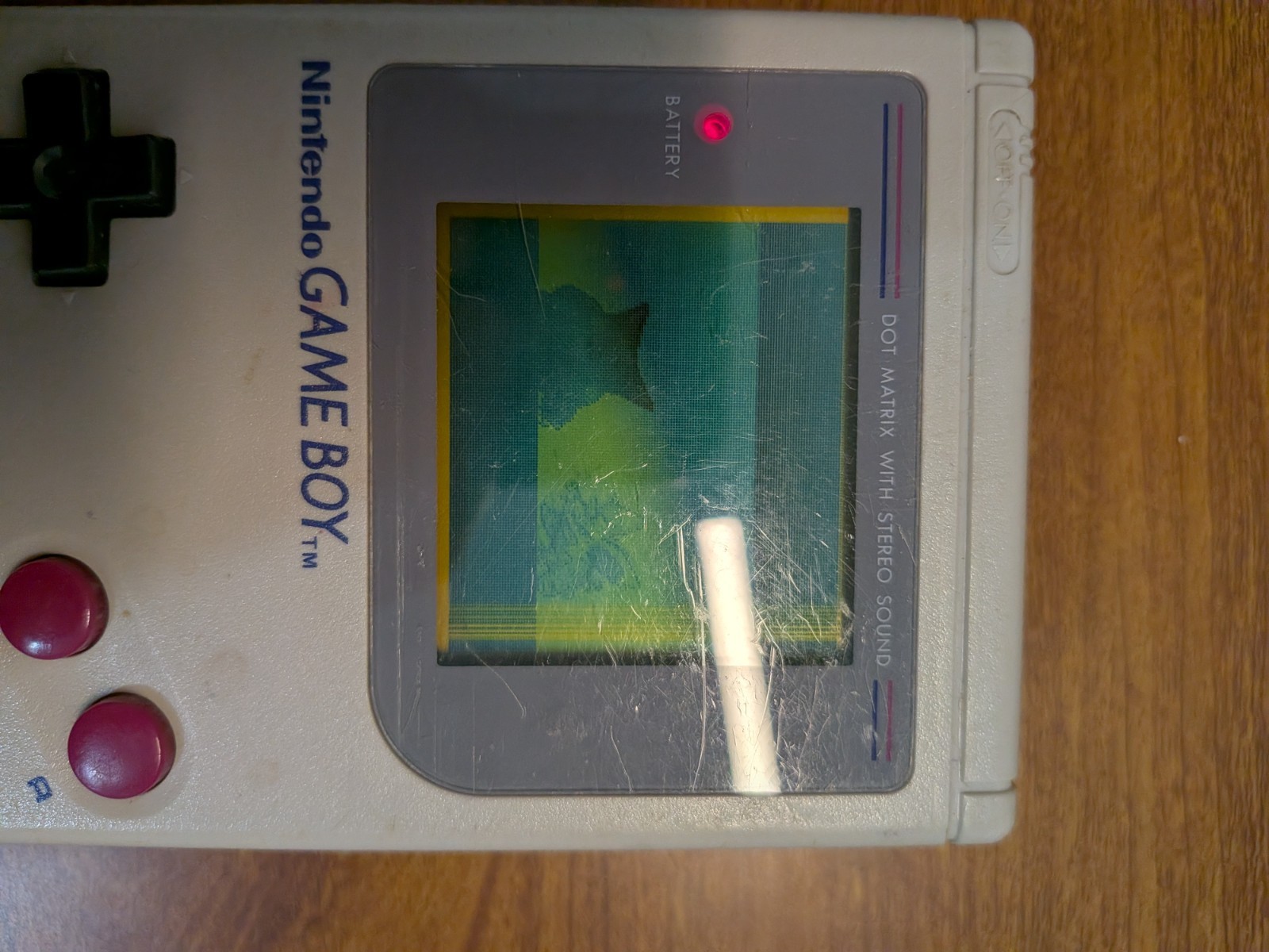 Original Gameboy Console with Light Boy and Gameboy Bag/Game Not Included
