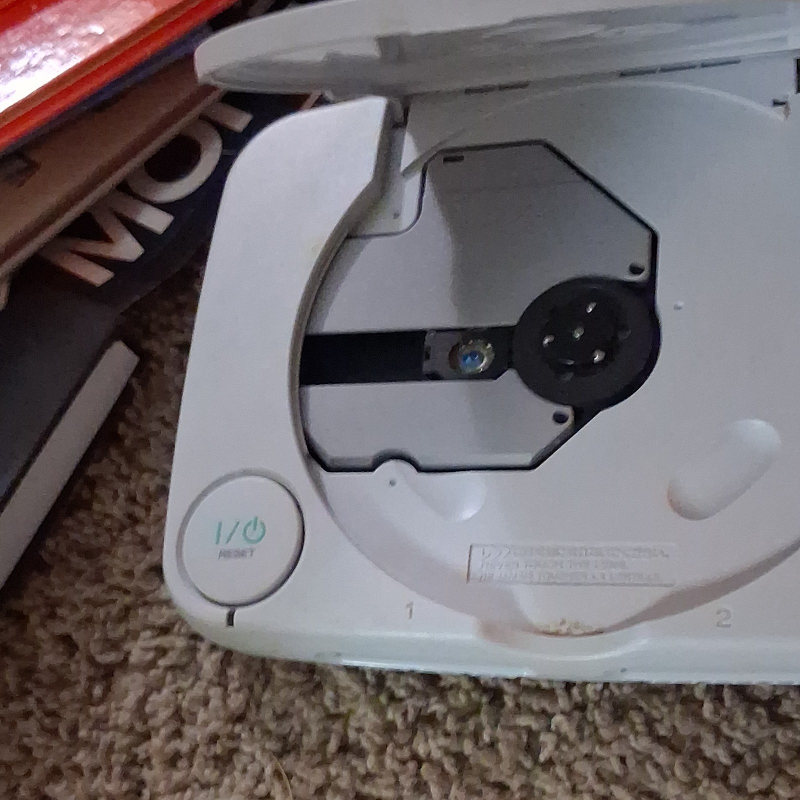 Sony PS one SCPH-101 White Console, Composite RCA, Reset Button, NTSC-U/C