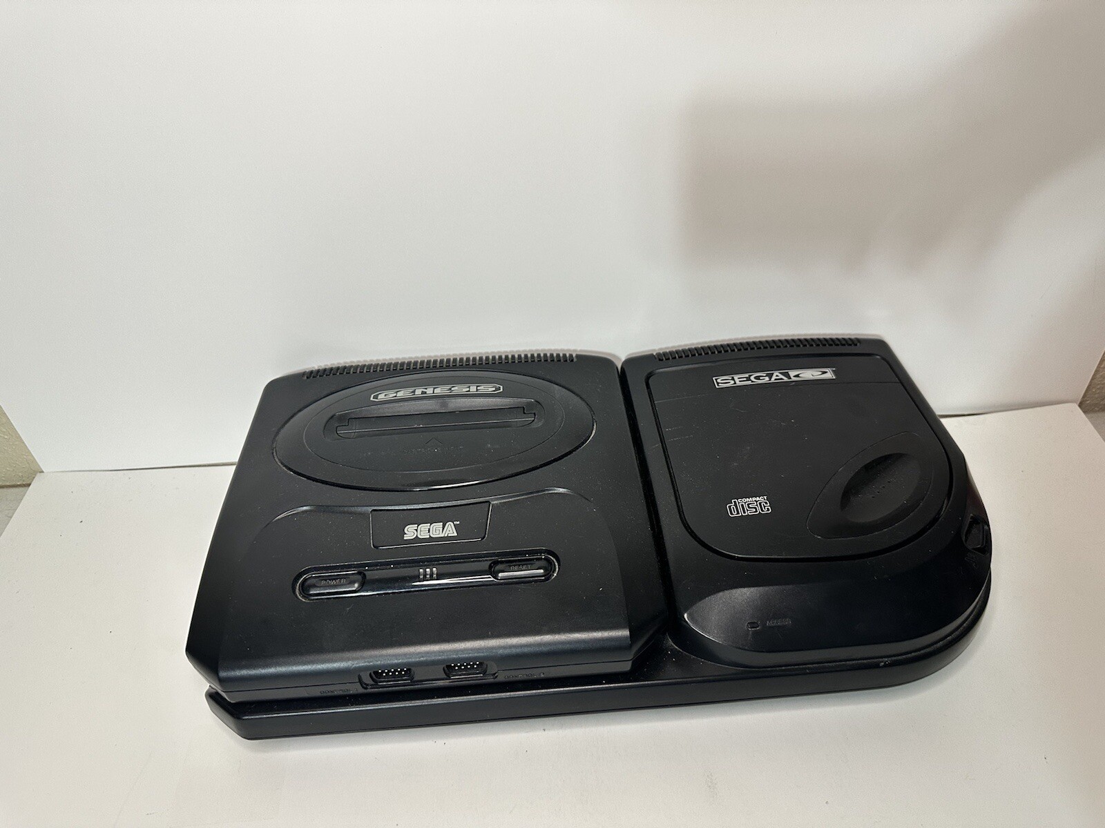 Sega CD Console Model 2 Console W/ Cords & Controller TESTED SEE GAMEPLAY PICS