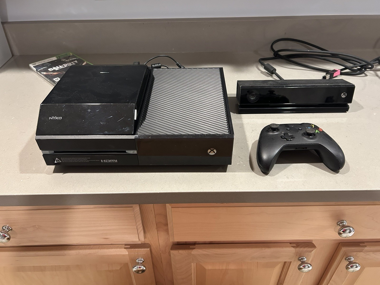 Microsoft Xbox One X 500GB Console – Black w/ Kinect Sensor