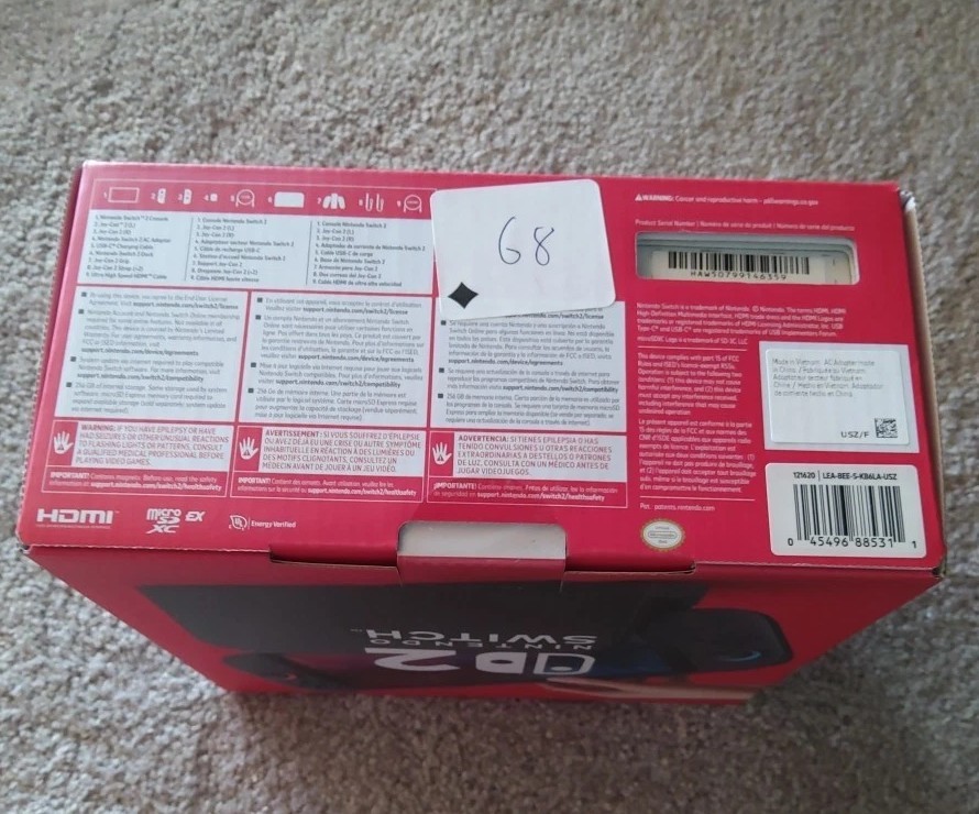Nintendo Switch 2 Console + Mario Kart World Bundle