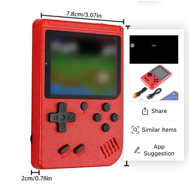 Retro Handheld Game Console 400 Games Classic Games Player TV Connection Gift