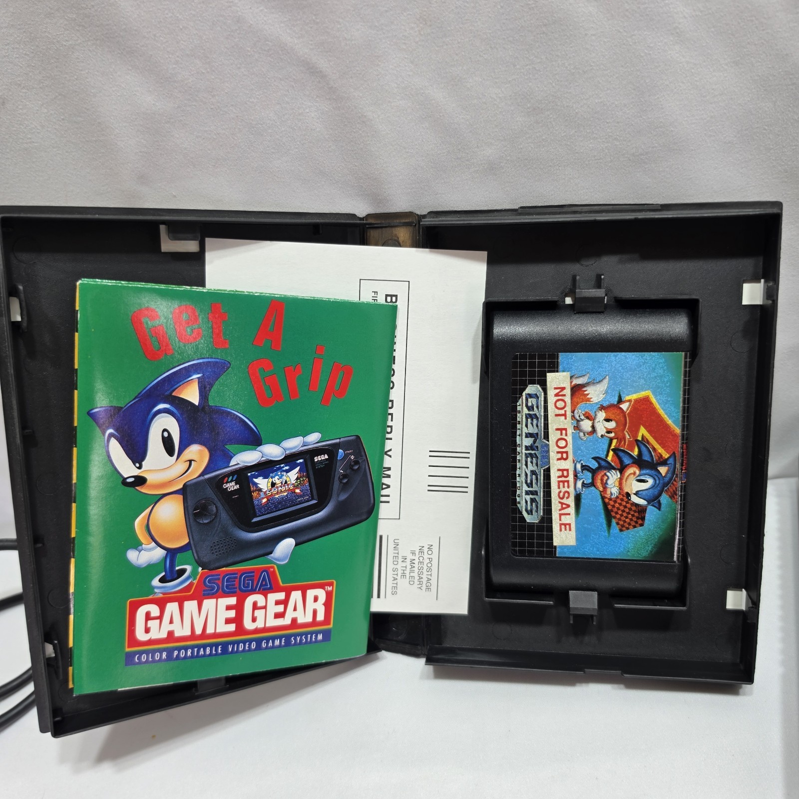 Sega Genesis Model 1 MK-1601 Console W/ 2 Controllers – Sonic 2 & Auto RF Switch