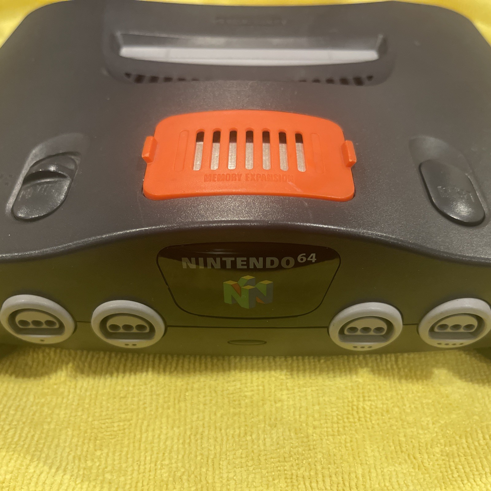 Nintendo 64 Console Bundle w/2 OEM Controllers Gray & Atomic Purple Clean Tested