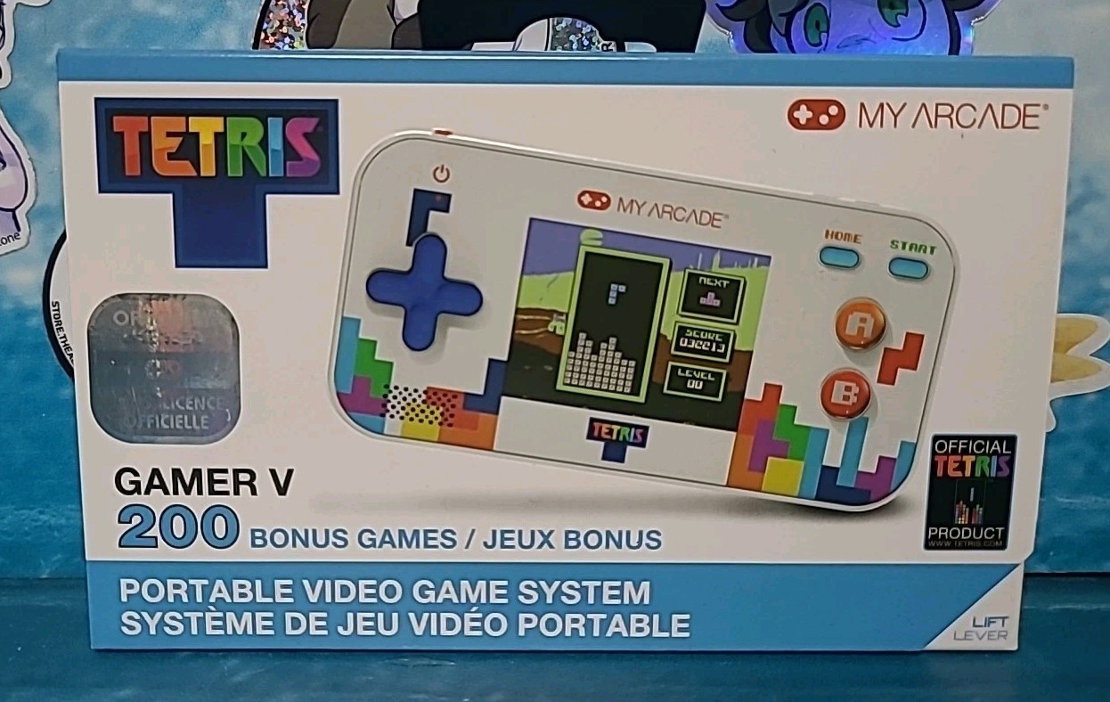 My Arcade Tetris Gamer V Portable Video Game System Handheld 201 Games 2.5″ NIB