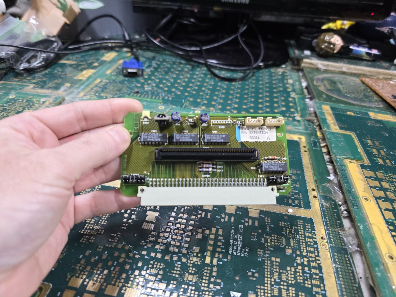 Philips CDI 910 EXACT Expansion Input Board-Not Tested-Intact-PARTS-READ ALL