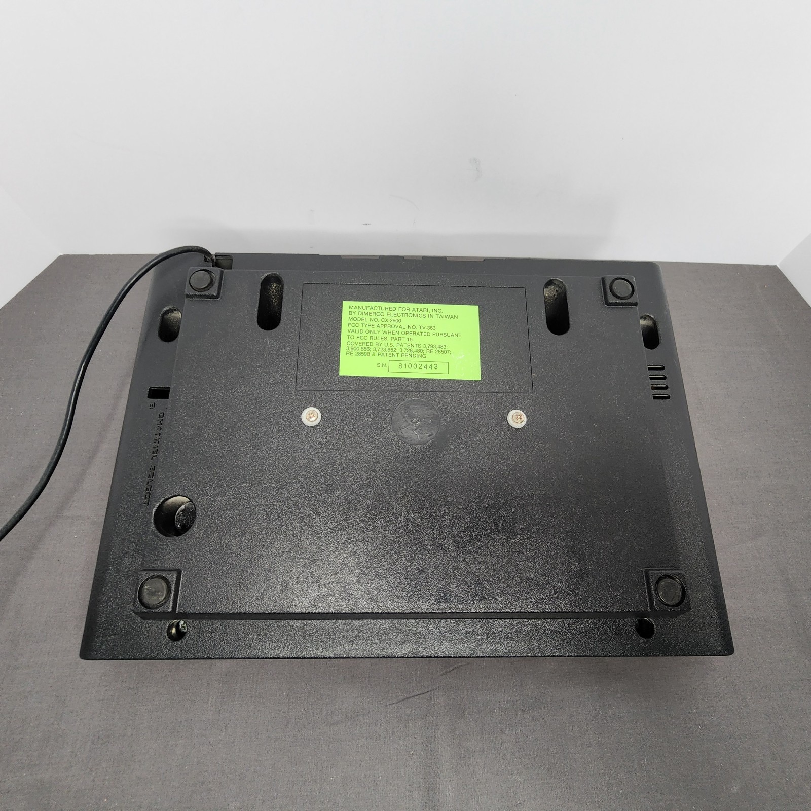 Atari 2600 Console System Only CX2600 6 Switch Untested