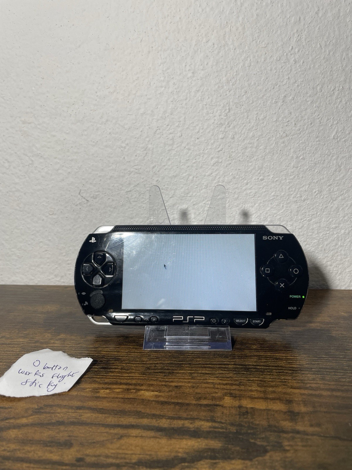 Sony PSP-1000 PlayStation Portable Handheld System Black Wi-Fi TESTED WORKS READ