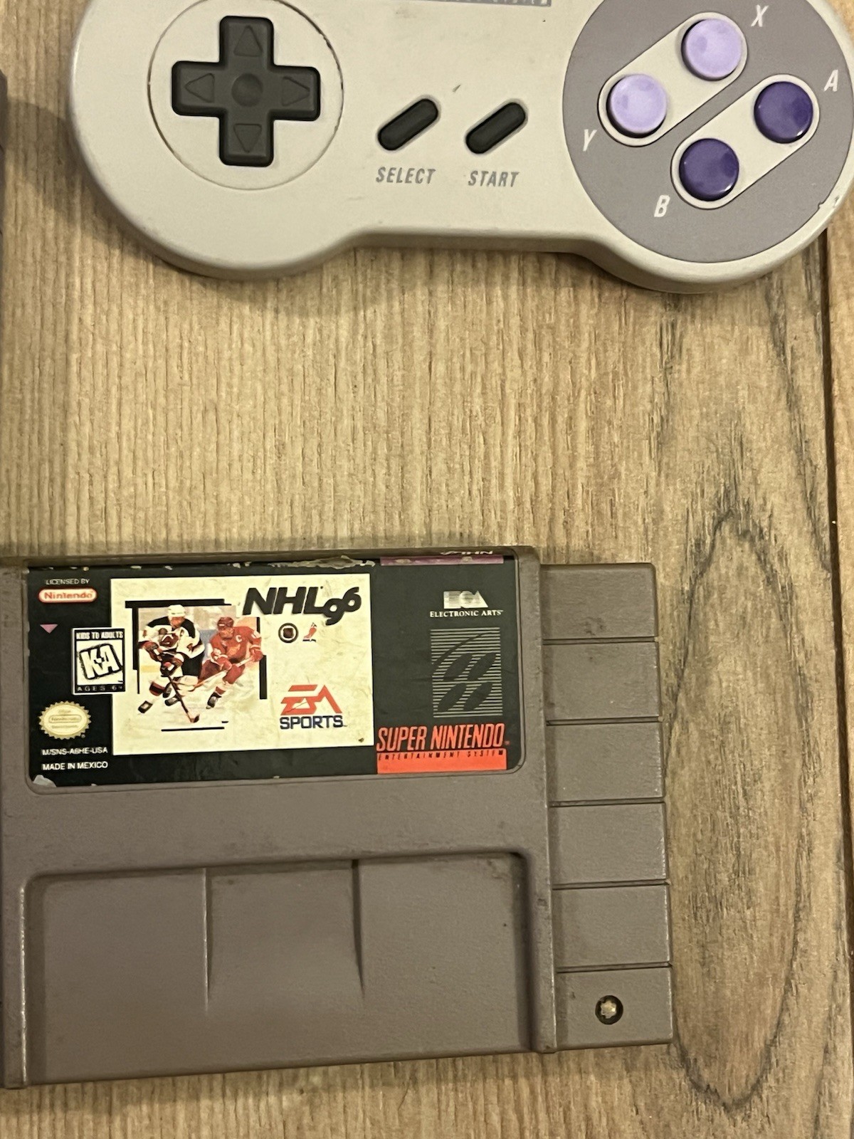 Super Nintendo SNES Console Bundle 4 Games Controller Tested Works Clay Fighter